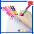 School stationery plastic retractable ballpoint pens